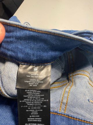 Pantalones vaqueros azules