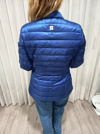 Piumino Max Mara Blu Taglia L