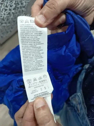 Piumino Max Mara Blu Taglia L