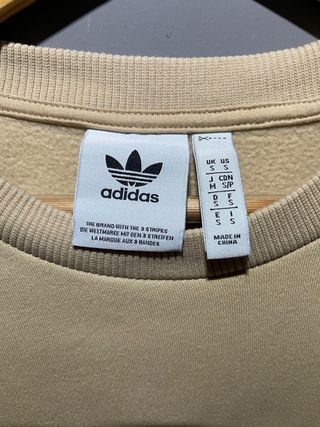 Sudadera Adidas Edición Limitada 50 Años Beige