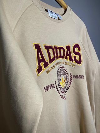 Sudadera Adidas Edición Limitada 50 Años Beige