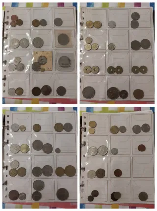 Lotto monete e banconote dal mondo