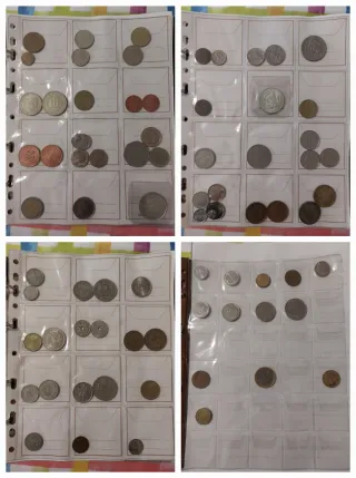 Lotto monete e banconote dal mondo