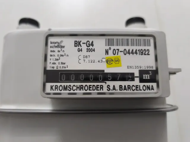#215 Contador de gas Kromschroeder BK-G4