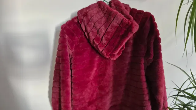 Chaquetón mujer burdeos