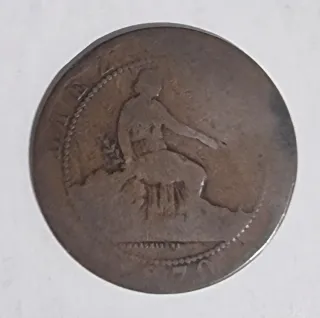 Moneda 10 Céntimos España 1870