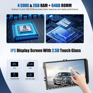 Radio Android 13 SIXWIN 2+64GB VW Skoda