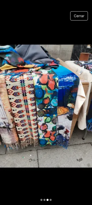 Bufanda Estampada Klimt Mujer Flores