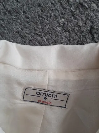 Blazer blanco vintage