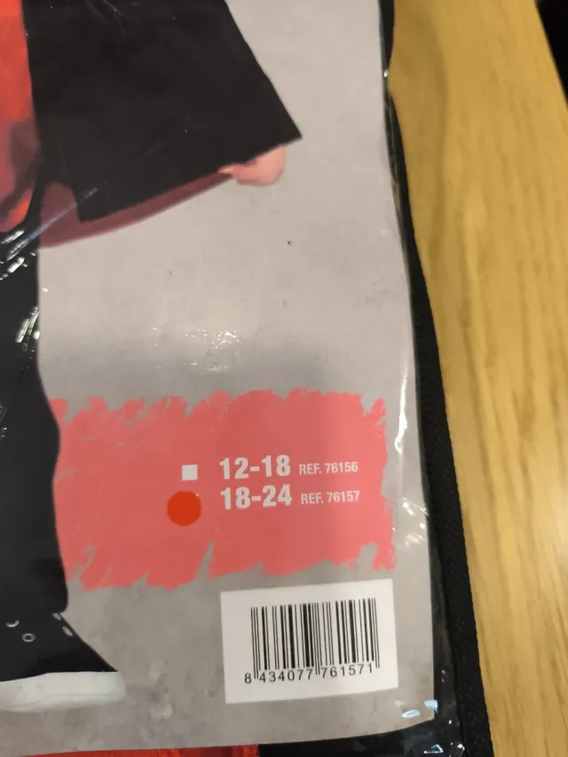 Disfraz Bebé Vampiro Talla 12-18 Meses