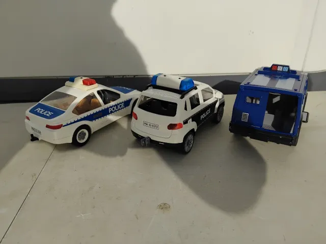 Coches Policía Playmobil (3 uds)