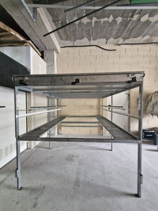 Estructura doble piso para 2 karts