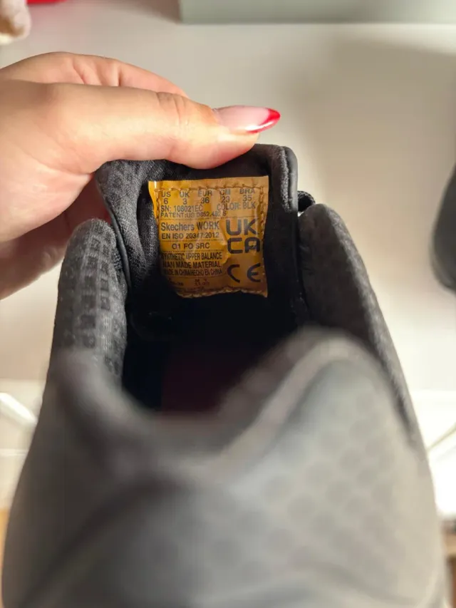 Zapatillas Skechers Work Talla 36 Negras