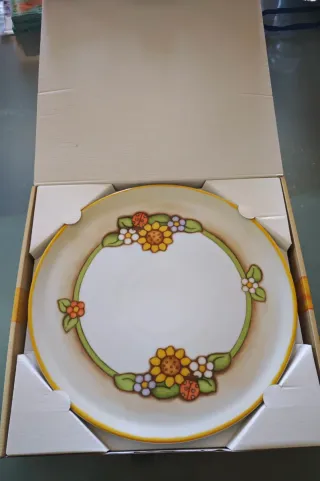 Piatto torta Thun decorato