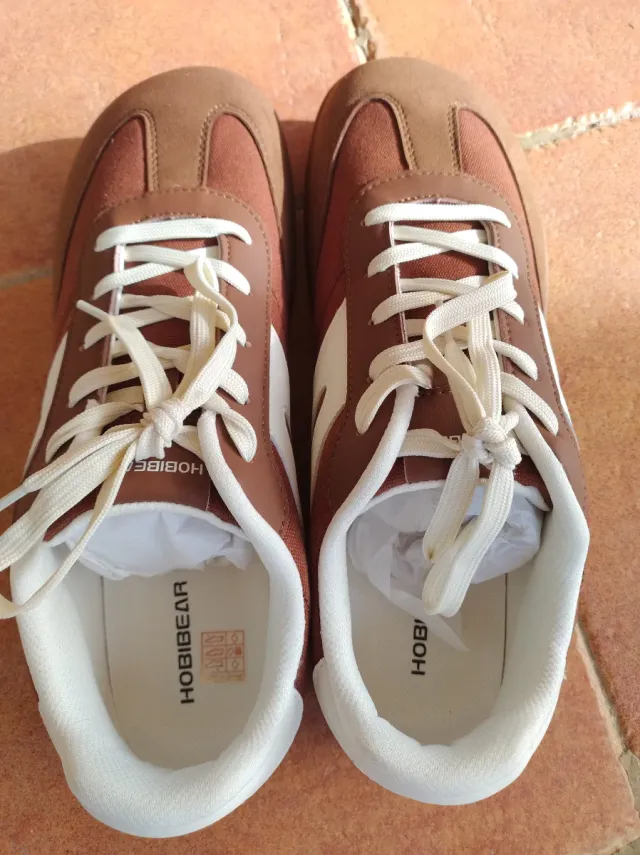 Hobibear Barefoot Talla 47 Marrón/Blanco