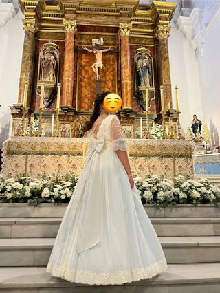 Vestido de Comunión 2025. Diseño Marla.