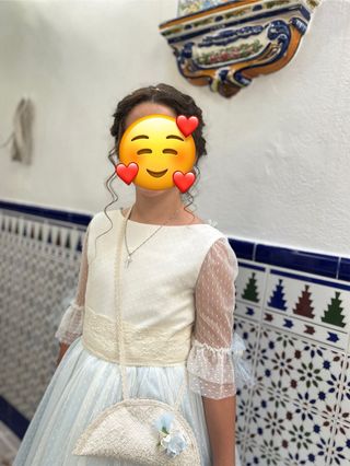 Vestido de Comunión 2025. Diseño Marla.