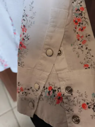 Camicia donna fantasia floreale taglia M