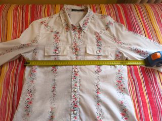 Camicia donna fantasia floreale taglia M