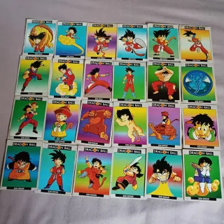 Lote 72 cromos únicos Dragon Ball