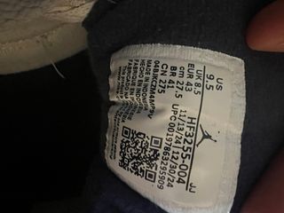 Scarpe Jordan grigie e blu