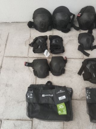 Protecciones patinaje infantil Oxelo
