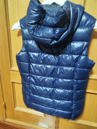 Chaleco Benetton niña azul marino T.10/11