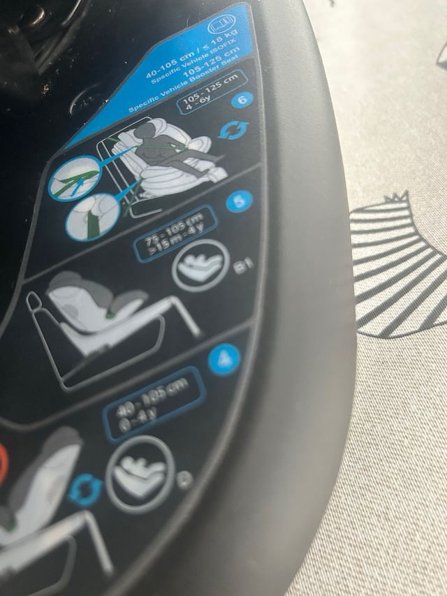 Silla de coche Be Cool Zeus gris (gira 360*)