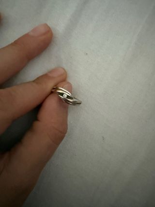 Anello Miluna oro 18k con diamantino