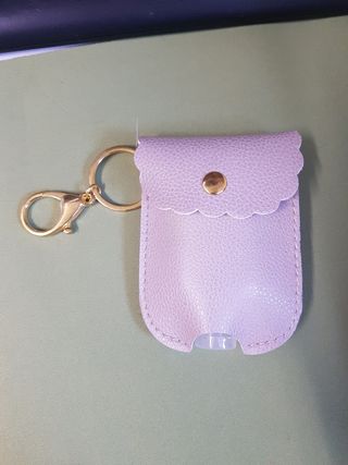 Portachiavi porta gel mani beige
