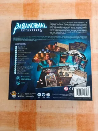 Detectives Paranormales Juego de Mesa