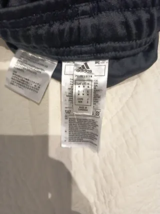 Pantalón Adidas Negro y Blanco