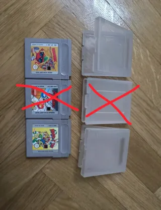 Lote 2 Juegos Game Boy con Protectores