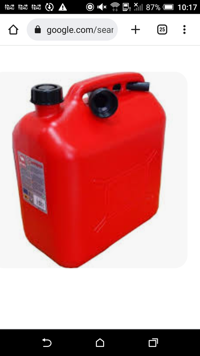 Bidón gasolina homologado