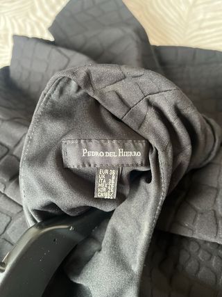 Vestido corto Pedro del Hierro negro