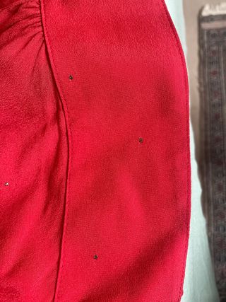 Blusa roja de fiesta