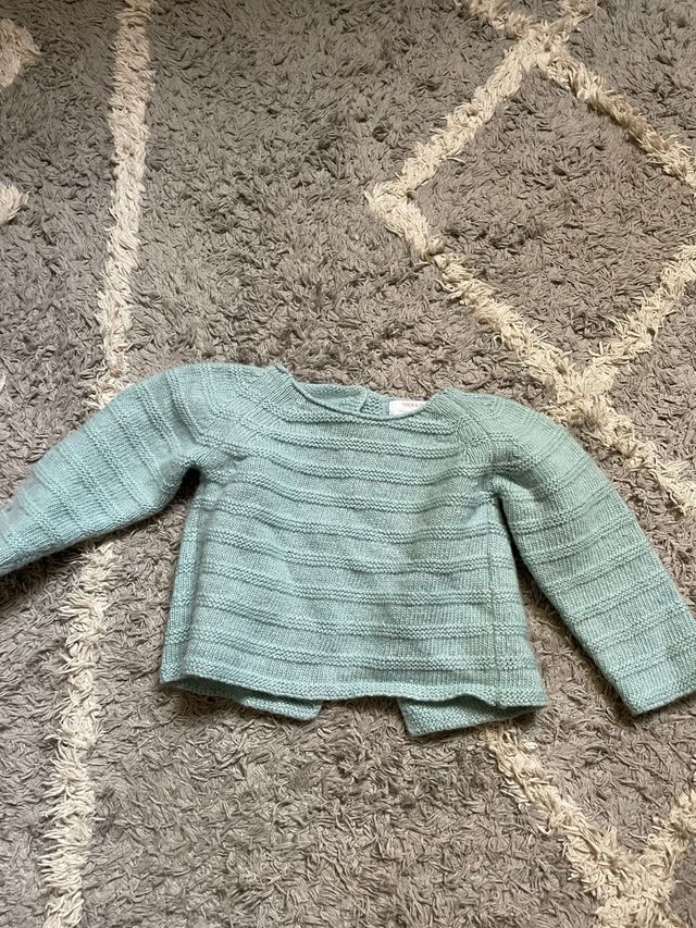 Jersey chaqueta Neck&Neck bebé 3-6 meses verde