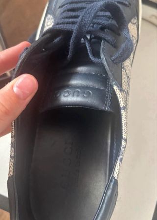 Sneakers Gucci beige e nere