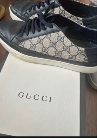 Sneakers Gucci beige e nere