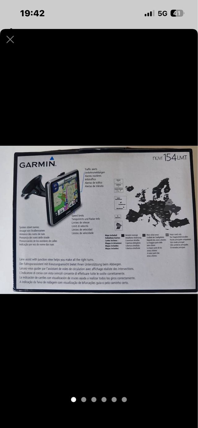 Navegador Garmin Nuvi 154LMT