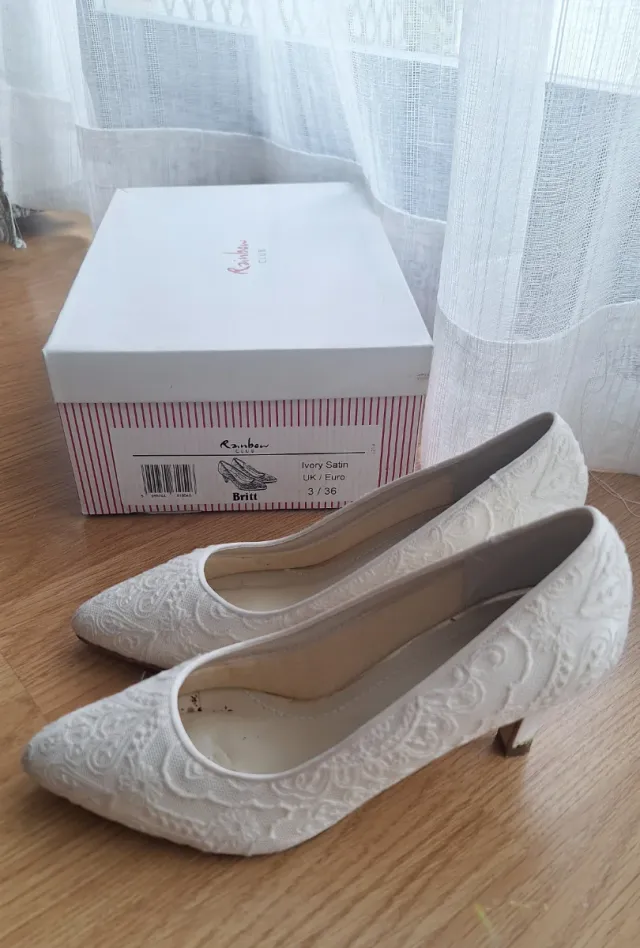 Zapatos de novia encaje Talla 36