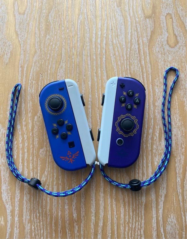 Joycons Zelda Nintendo Switch