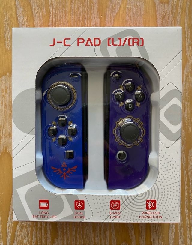 Joycons Zelda Nintendo Switch