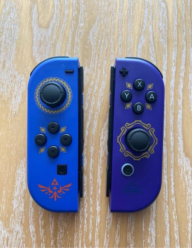 Joycons Zelda Nintendo Switch