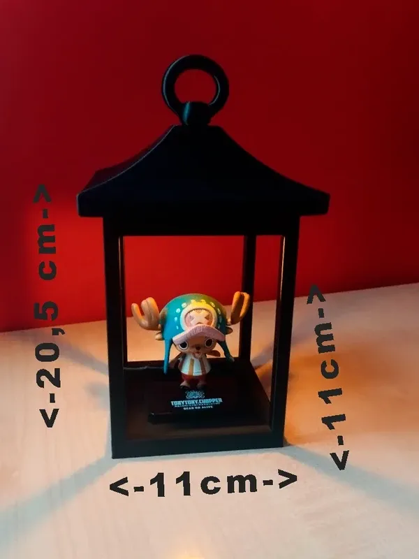 Farol decorativo con luz