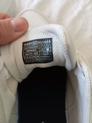 Scarpe Tommy Hilfiger bianche in pelle