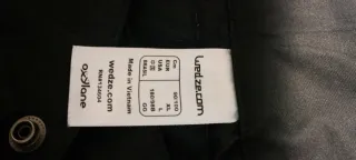 Pantaloni sci uomo neri con bretelle