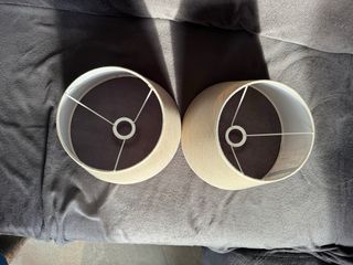 Tulipas para lámpara de tela beige