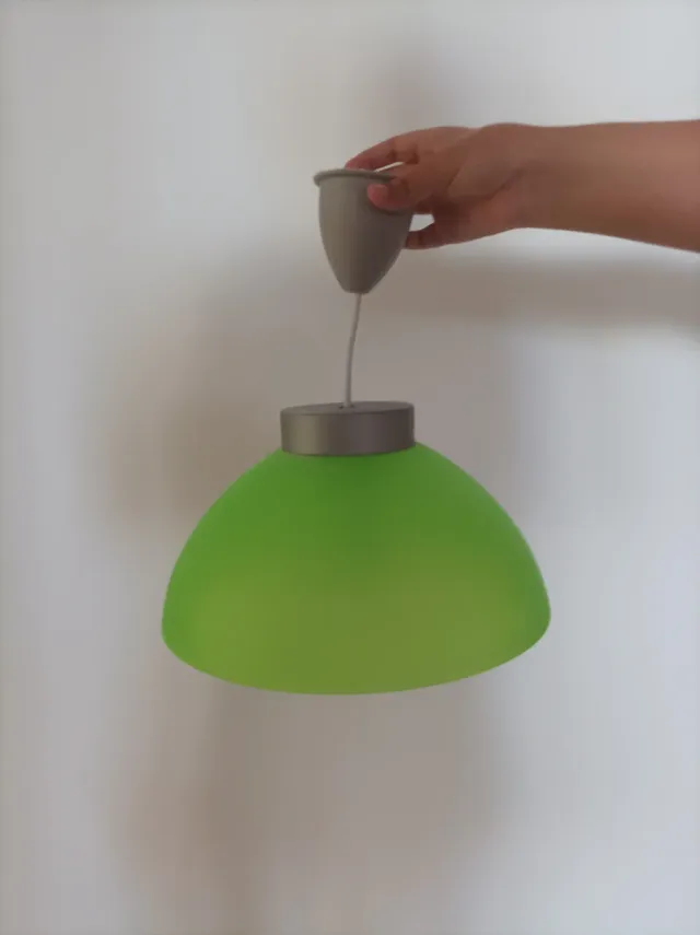 Lámpara colgante verde