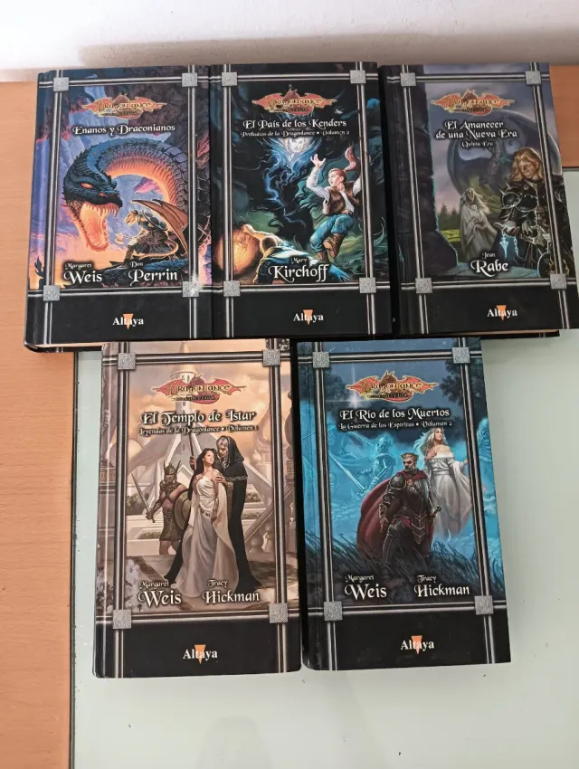 LOTE DE LIBROS DRAGONLANCE ALTAYA